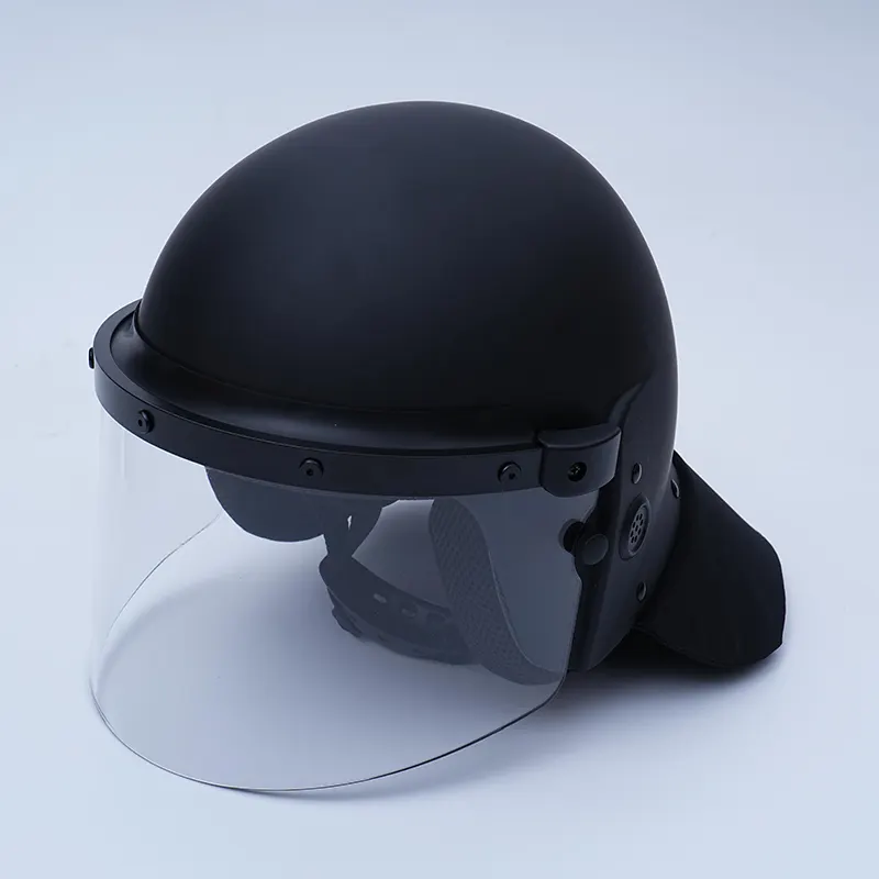 Anti-Riot-Helm mit vollständiger Abdeckung: Schließt die Nackenschutzlücke für Einsätze mit hohem Risiko