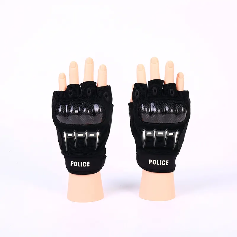 Halbfinger-Taktikhandschuhe aus Kohlefaser